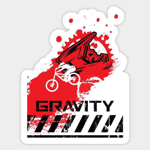 Downhill mountain biking. Gravity MTB Sticker by Hoyda